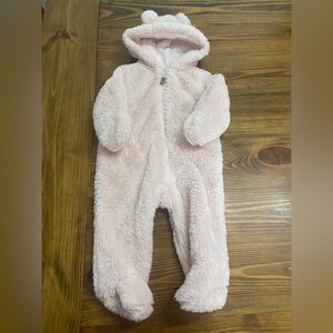 Carter's Soft Pink Fleece Footie
